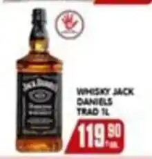 Higa's Supermercado whisky jack daniels trad 1l oferta