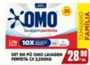 Higa's Supermercado Omo lavagem perfeita oferta