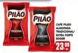 Higa's Supermercado Café pilão almofoada tradicional/extra forte oferta