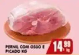 Higa's Supermercado pernil com osso e picado kg oferta
