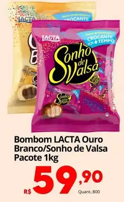 Althoff Supermercados Bombom lacta ouro branco/sonho de valsa oferta