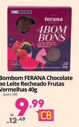 Althoff Supermercados Bom bom ferana chocolate ao leite recheado frutas vermelhas oferta