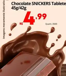Althoff Supermercados Chocolate snickers tablete oferta
