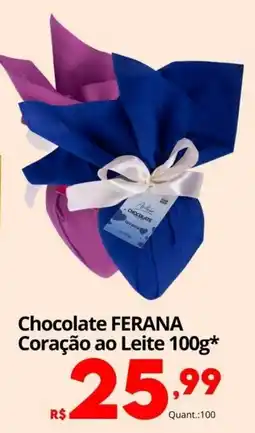 Althoff Supermercados Chocolate ferana coração ao leite oferta
