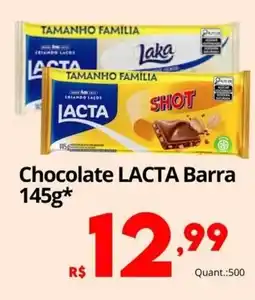 Althoff Supermercados Chocolate lacta barra oferta