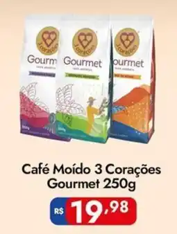 Supermercados Rondon Café Moido 3 Corações Gourmet oferta