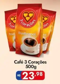 Supermercados Rondon Café 3 Corações Tradicional oferta