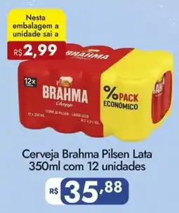 Supermercados Rondon Cerveja brahma pilsen lata oferta