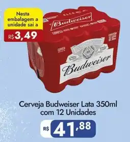 Supermercados Rondon Cerveja Budweiser Lata oferta