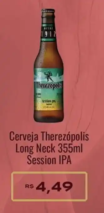 Cerveja therezópolis long neck session ipa