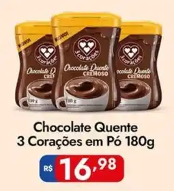 Supermercados Rondon Chocolate Quente 3 Corações em Pó oferta