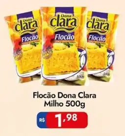 Supermercados Rondon Flocão dona clara milho oferta