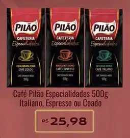 Supermercados Rondon Café Pilão Especialidades oferta