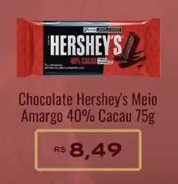 Supermercados Rondon Chocolate hershey's meio amargo 40% cacao oferta