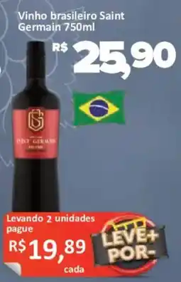 Supermercados Savegnago Vinho brasileiro saint germain oferta