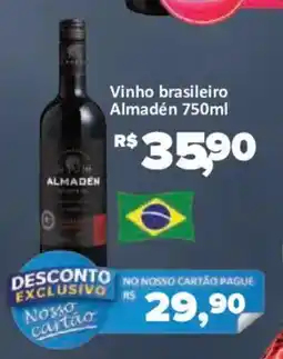 Supermercados Savegnago Vinho brasileiro Almadén oferta