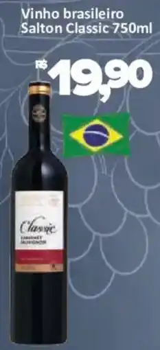 Supermercados Savegnago Vinho brasileiro salton classic oferta