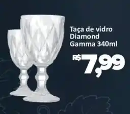 Supermercados Savegnago Taça de vidro diamond oferta