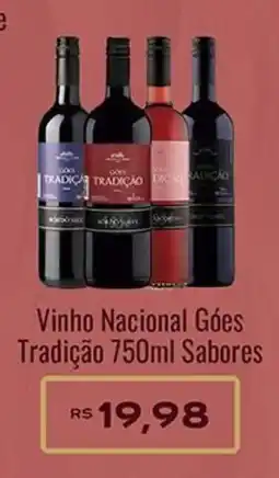Supermercados Rondon Vinho Nacional Góes Tradição Sabores oferta