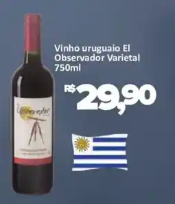 Supermercados Savegnago Vinho uruguaio El Observador Varietal oferta