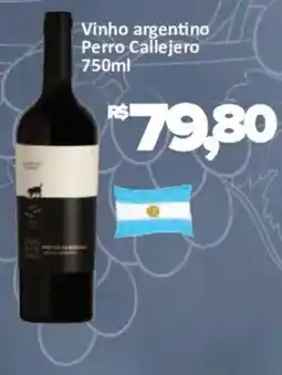 Supermercados Savegnago Vinho argentino Perro Callejero oferta