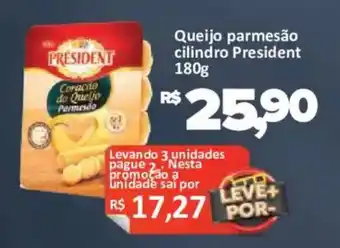 Supermercados Savegnago Queijo parmesão cilindro president oferta