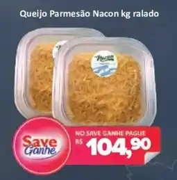 Supermercados Savegnago Queijo Parmesão Nacon kg ralado oferta