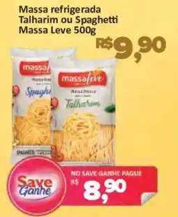 Supermercados Savegnago Massa refrigerada Talharim ou Spaghetti oferta