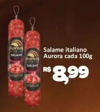 Supermercados Savegnago Salame italiano aurora oferta