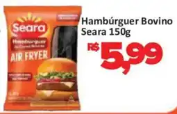 Supermercados Savegnago Hambúrguer bovino seara oferta