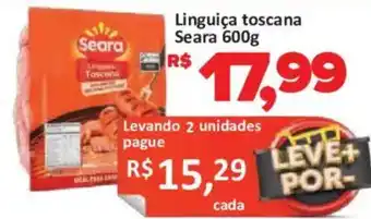 Supermercados Savegnago Linguiça toscana oferta