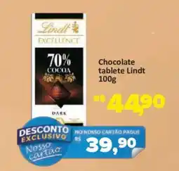 Supermercados Savegnago Chocolate tablete Lindt oferta
