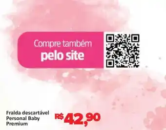 Supermercados Savegnago Fralda descartável personal baby premium oferta