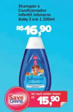 Supermercados Savegnago Shampoo e condicionador infantil johnsons baby oferta