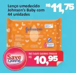 Supermercados Savegnago Lenção umedecido Johnson's baby oferta