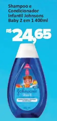 Supermercados Savegnago Shampoo e condicionador infantil johnsons baby 2 em 1 oferta