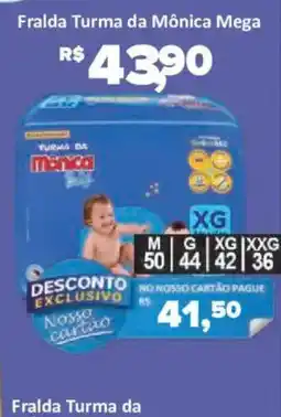 Supermercados Savegnago Fralda Turma da Mônica Mega oferta
