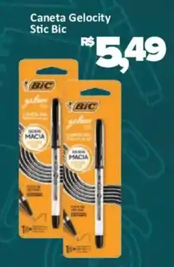 Supermercados Savegnago Caneta gelocity stic bic oferta