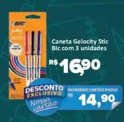 Supermercados Savegnago Caneta Gelocity Stic Bic oferta