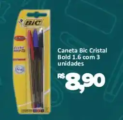 Supermercados Savegnago Caneta Bic Cristal Bold oferta