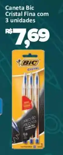 Supermercados Savegnago Caneta Bic Cristal Fina oferta