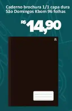 Supermercados Savegnago Caderno brochura 1/1 capa dura oferta