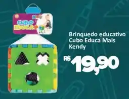 Supermercados Savegnago Brinquedo educativo Cubo Educa Mais Kendy oferta