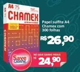 Supermercados Savegnago Papel sulfite a4 chamex com 300 folhas oferta