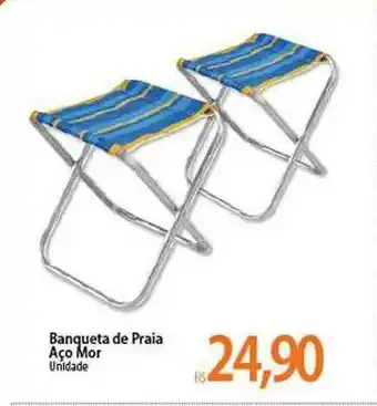 Atacadão Banqueta De Praia Aço Mor oferta
