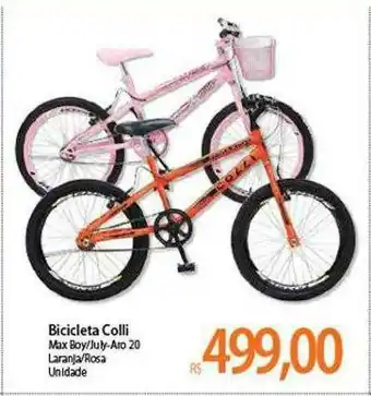 Atacadão Bicilceta Colli Max Boy July Aro 20 oferta