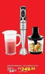DB Supermercados Mondial - mixer 127v/60hz m-07 oferta