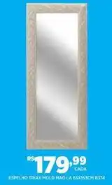 DB Supermercados Espelho triax molda mad la 63x63cm b474 oferta