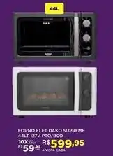 DB Supermercados Dako - forno elet supreme 44lt 127v pto/bco oferta