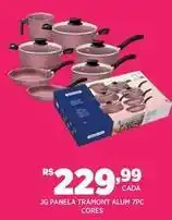 DB Supermercados Jg panela tramont alum 7pc cores oferta
